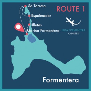 route map day charter ibiza formentera